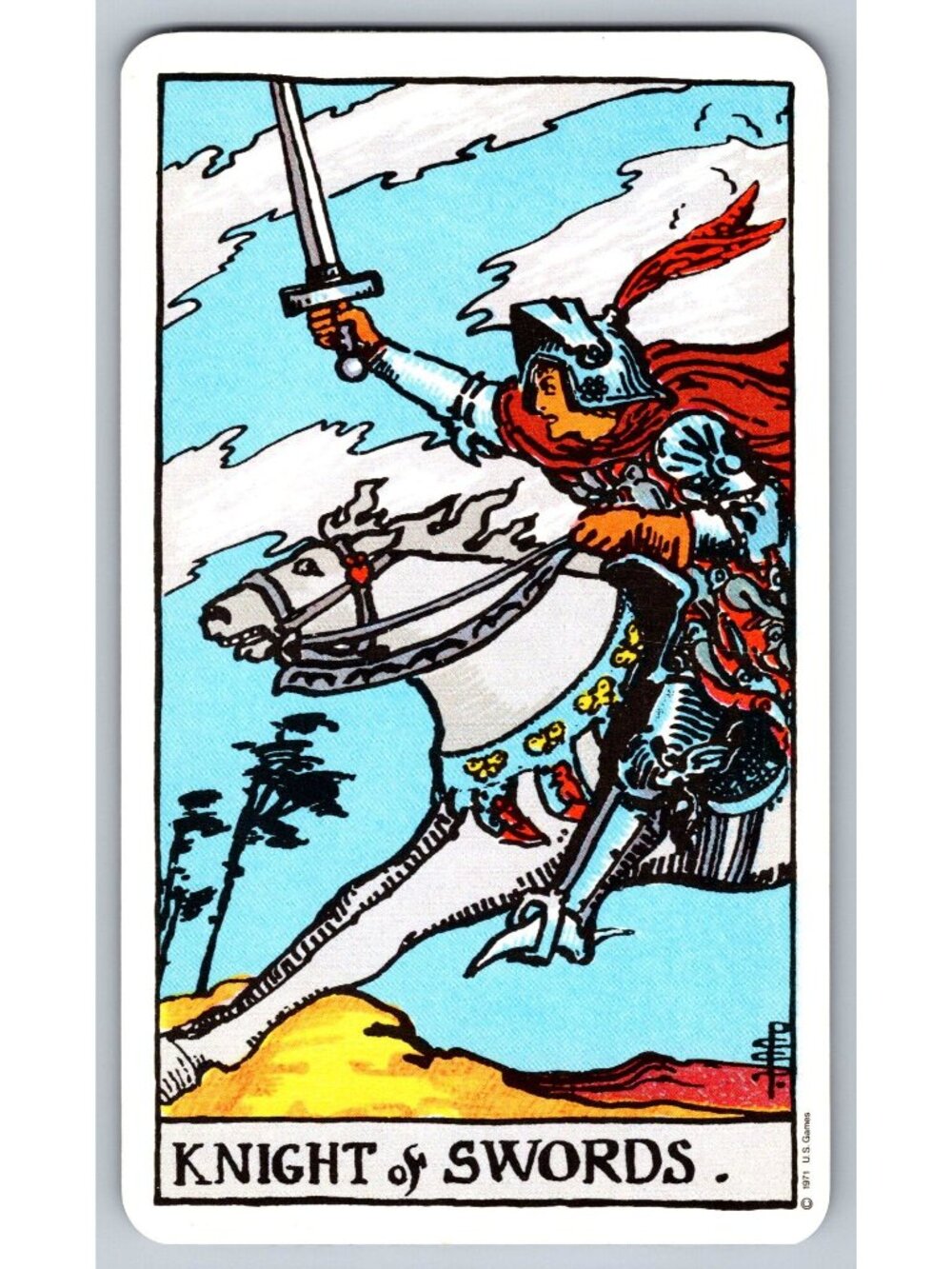 Rider Waite Tarot Cards Lot Suit of Swords U.S. Games Systems Stamford CT 1971 - Picture 5 of 16